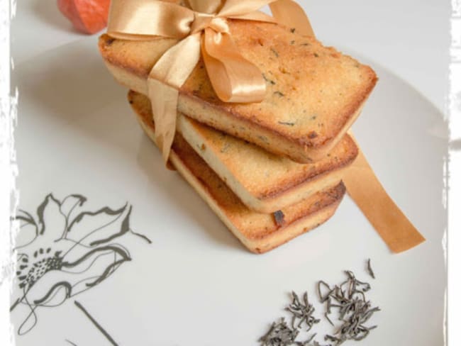 Petits financiers au thé Earl Grey et aux écorces de citron confit