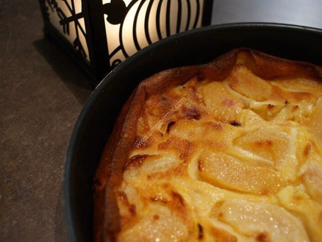 Clafoutis aux pêches au thermomix facile et rapide