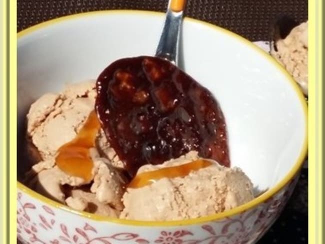 Glace au chocolat Lacté Caramel