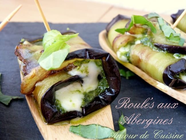 roulés aux aubergines