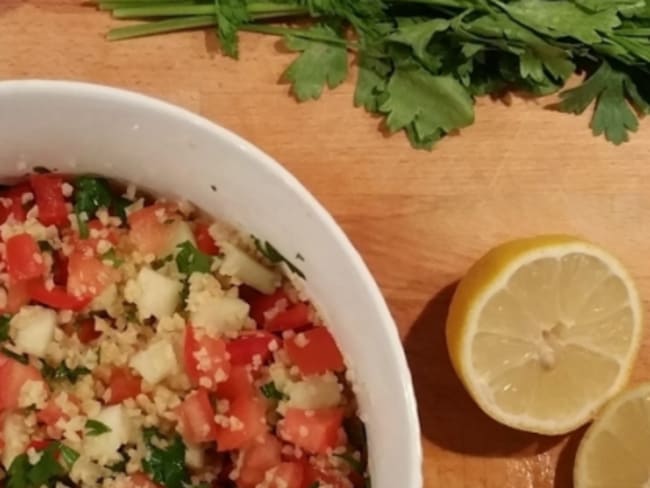 Salade de taboulé, façon taboulé libanais