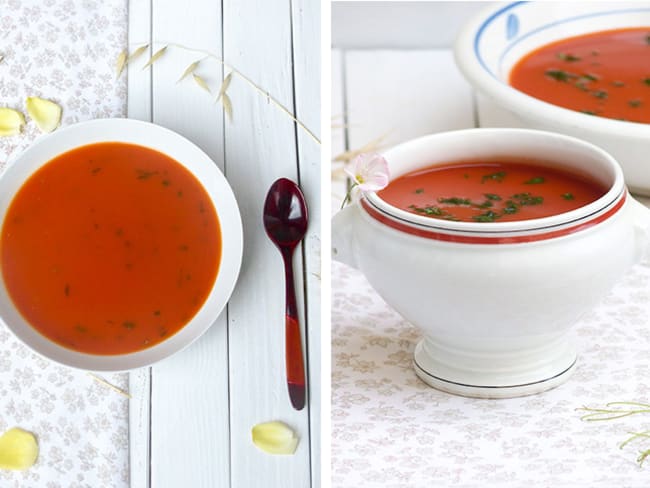 Gaspacho aux légumes