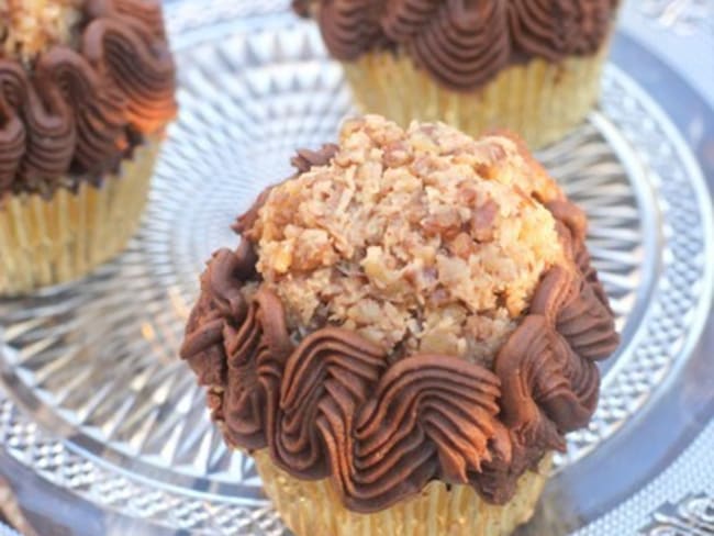 cupcakes au chocolat et pecan