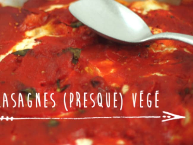 Lasagnes d’été presque végétariennes