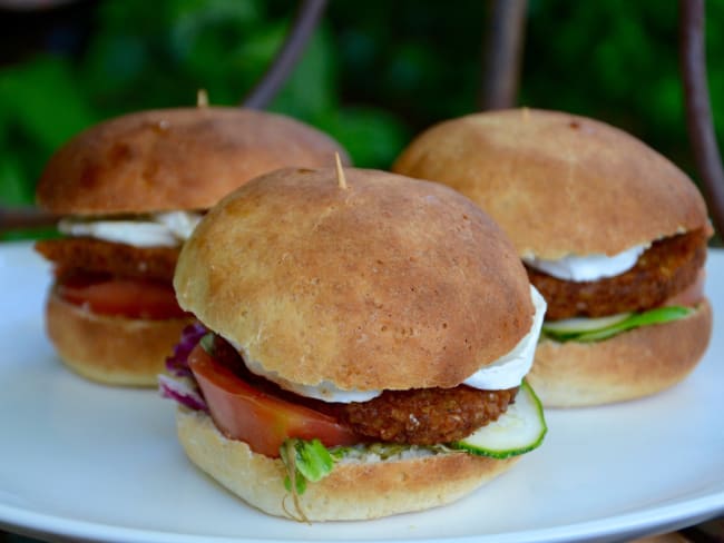 Burger végétarien provençal