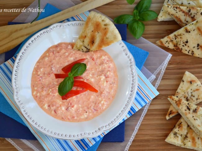 Ktipiti - Sauce dip poivrons et feta