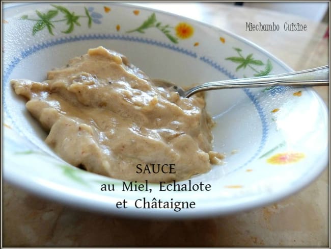 Sauce au miel et à la châtaigne