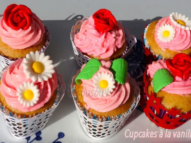 Cupcakes à la vanille