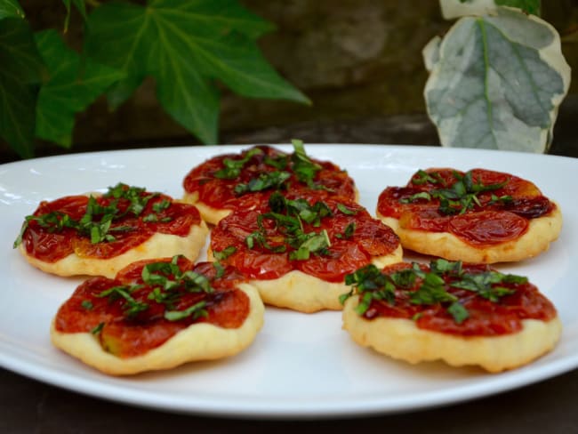 Tartelettes tatin aux tomates cerises