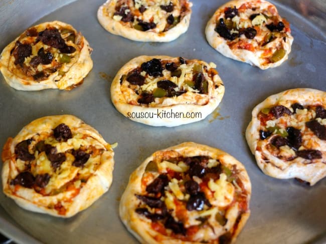 Mini Pizza schneck à la Marocaine