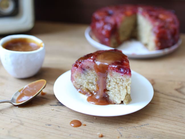 Gâteau renversé aux quetsches d'après Martha Stewart