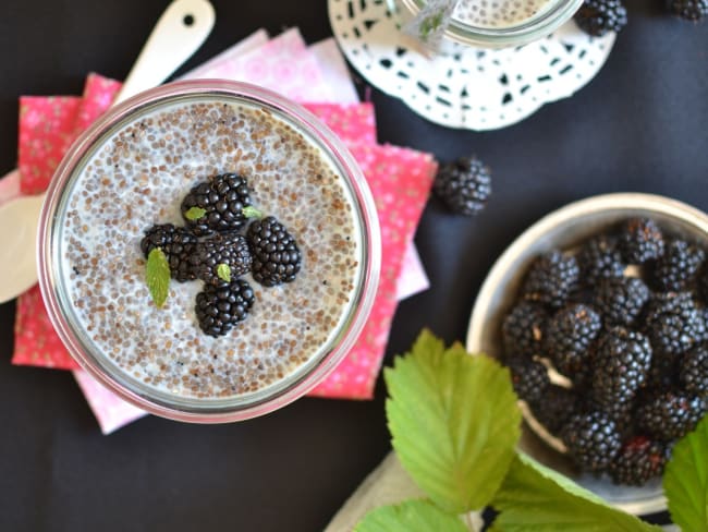 Pudding de chia à la vanille