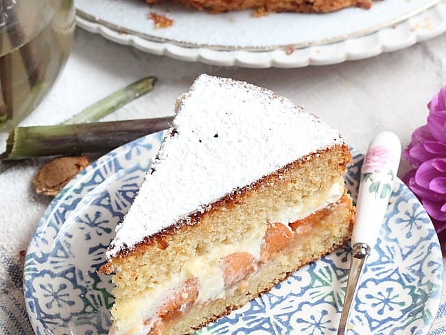 Gâteau à partager miel et abricots