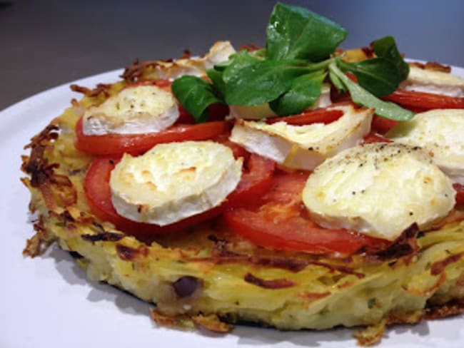 Tarte Rösti au chèvre