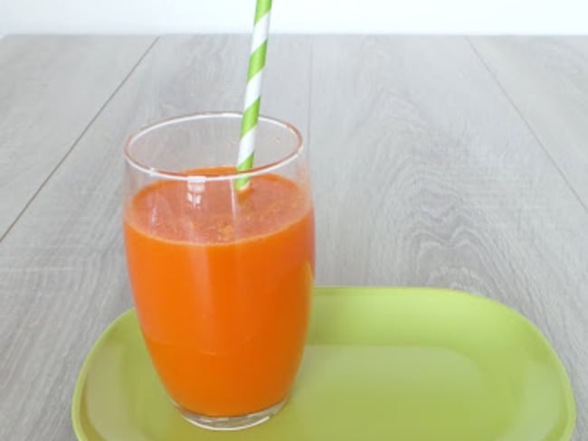 Jus de carottes et d'abricots