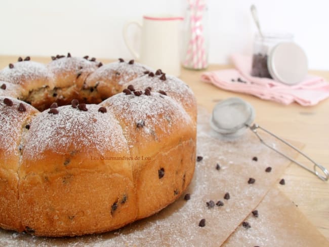 Brioche aux pépites de chocolat