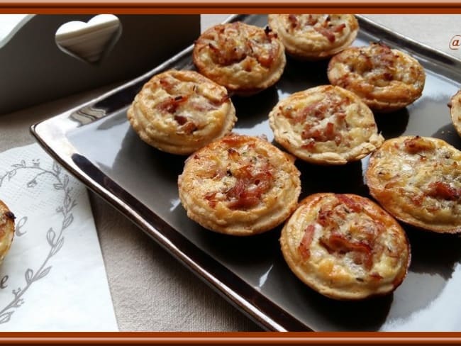 Tartelettes au râpé de jambon