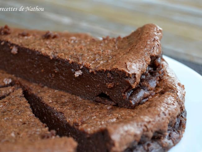 Torta al cioccolato fondente