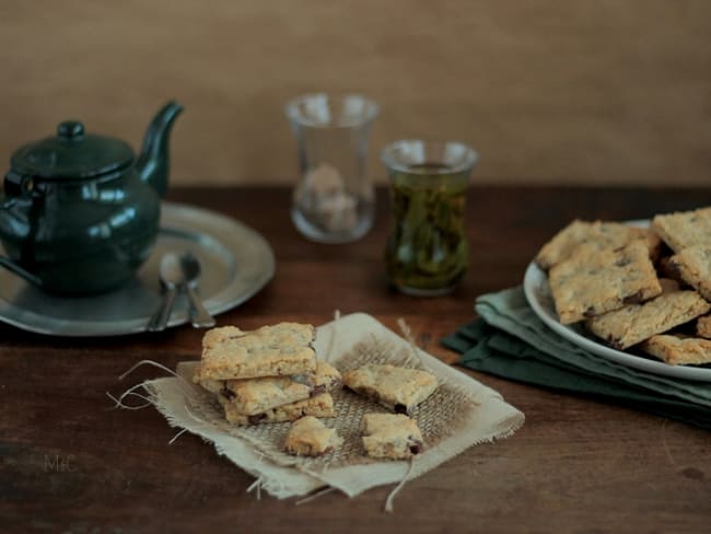 Biscuits aux Graines de Sésame et Tournesol et Pépites de Chocolat