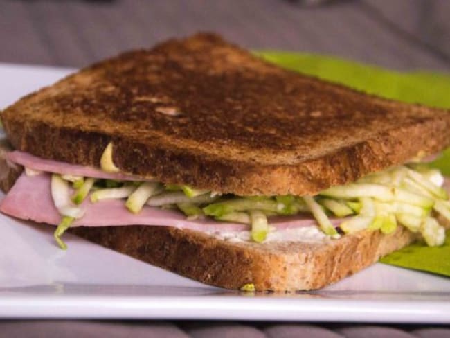 Croque-monsieur à la courgette