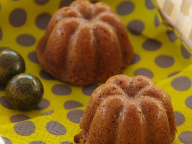 Muffins praliné coeur coulant à la poire