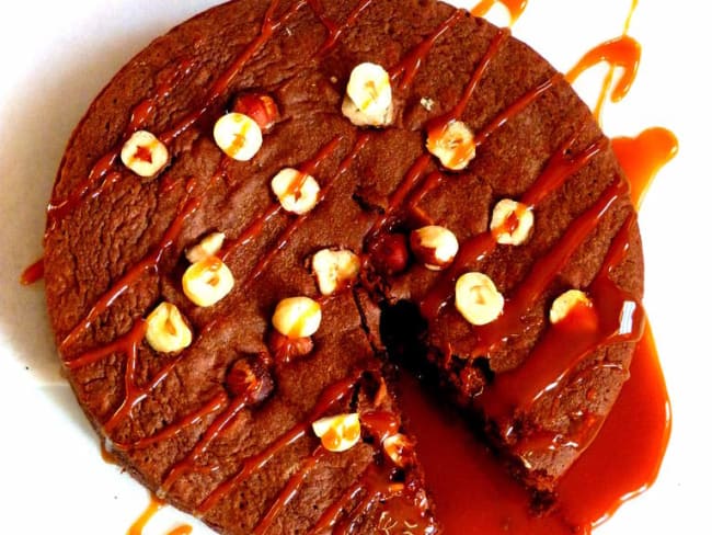 Brownie chocolat et noisettes du Piémont, sans gluten