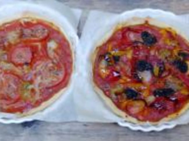 Tarte fine aux légumes