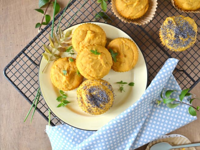 Muffins à la patate douce et au cumin