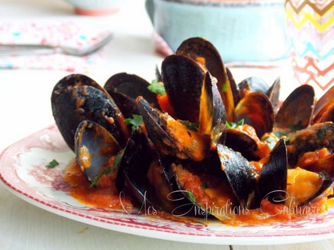 Moules à la sauce tomate Provençale