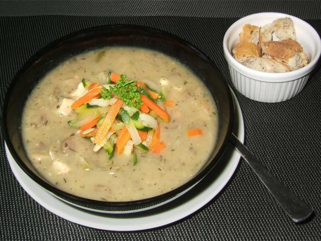 Soupe poulette