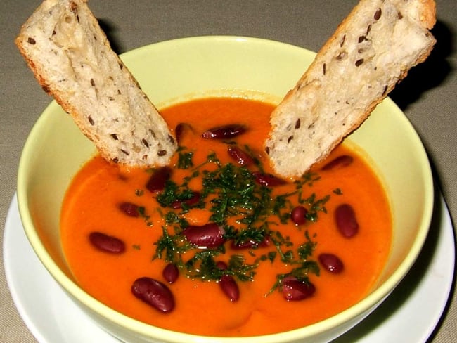 Soupe de tomate mexicaine