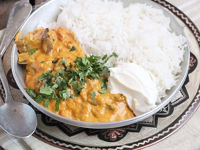 Curry d'aubergine