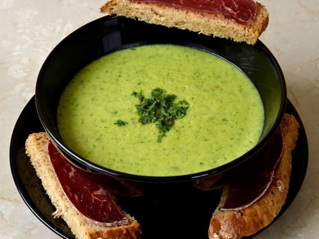 Velouté aux courgettes franc-comtois