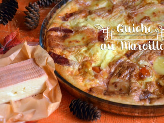 Quiche au Maroilles