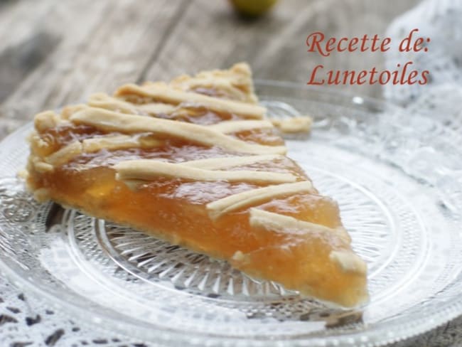 linzertorte aux pommes