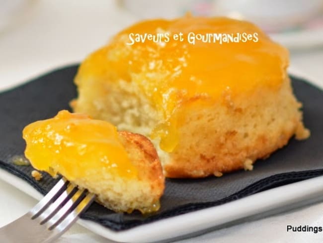 Puddings au lemon curd.