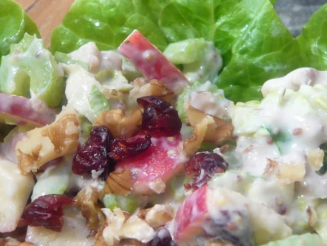 Salade Waldorf minceur