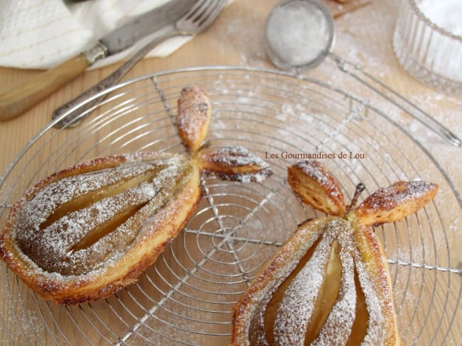 Feuilletés poire - frangipane