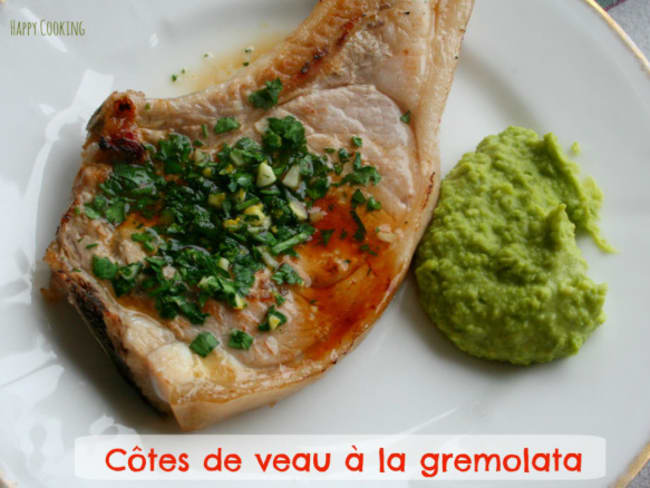 Côtes de veau à la gremolata, recette italienne