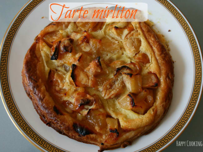 Tarte mirliton pommes mirabelles amandes