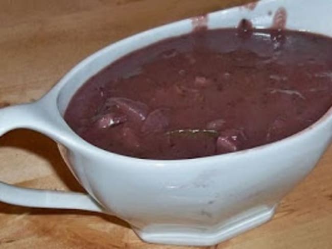 Sauce pour ragoûts de gibiers