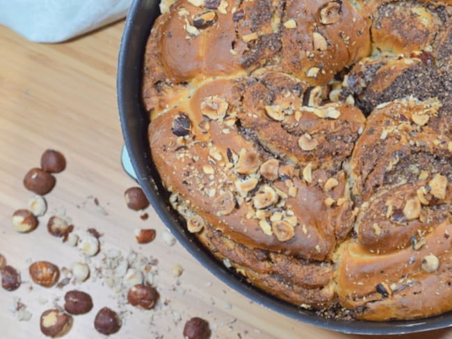 Brioche chocolat-noisette pour préparer ton gras-douillet de l'hiver