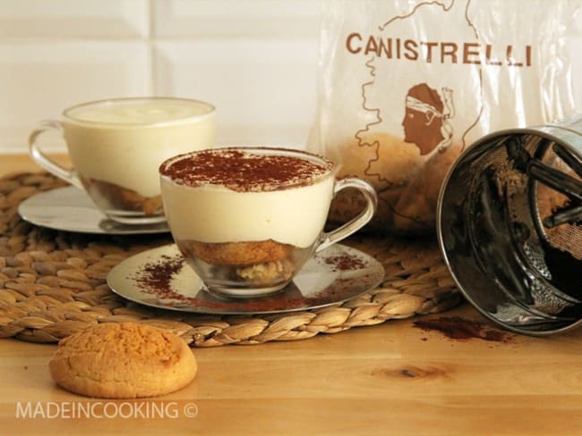 Tiramisu au canistrelli