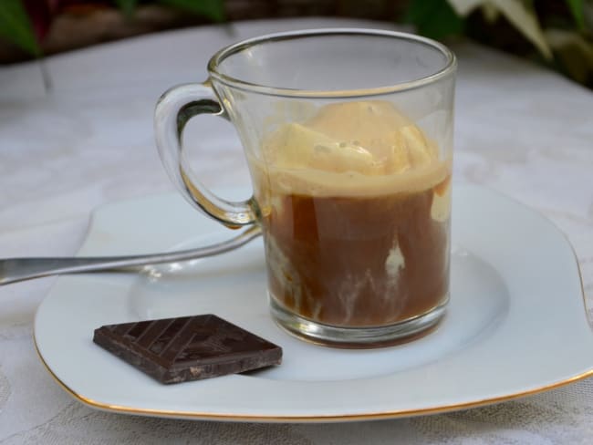 Affogato al Caffè comme à Rome