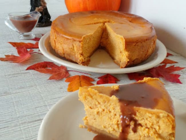 Cheesecake au potiron pour Halloween