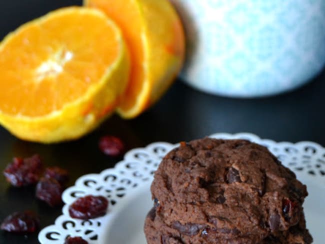 Cookies orange et chocolat