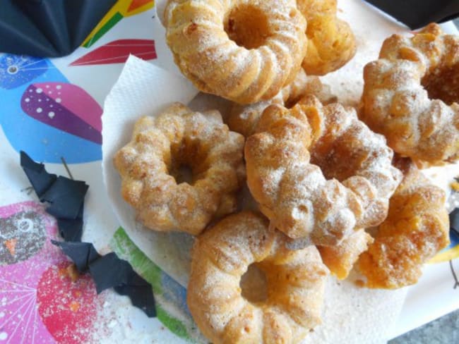 Donuts potiron et cannelle pour halloween