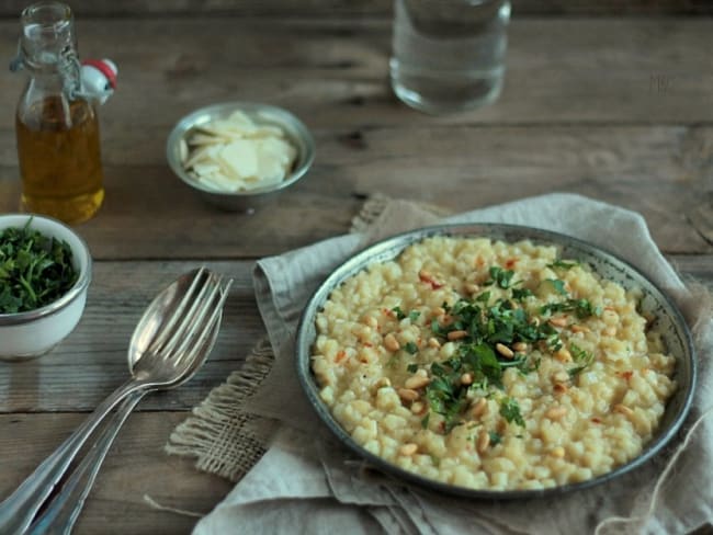 Risotto de Céleri Rave d'après le Chef Jean Imbert