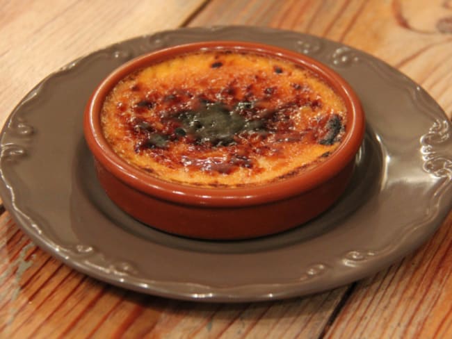 Crème brûlée aux fèves de Tonka