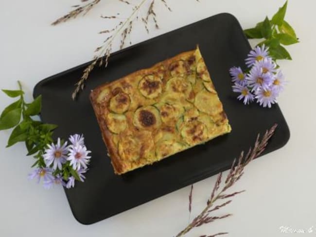 Gâteau invisible courgettes-pommes de terre à l’indienne